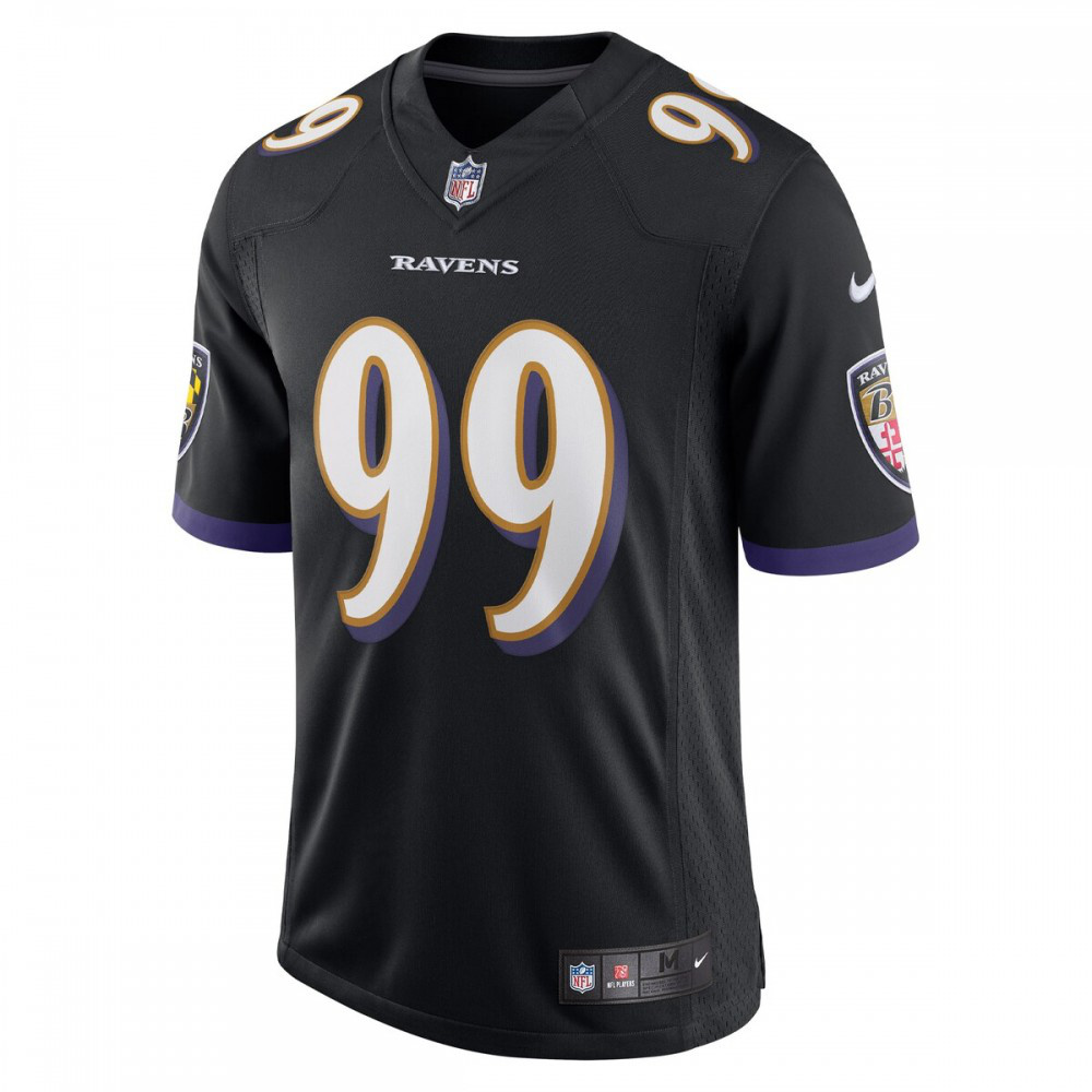 Odafe Oweh Baltimore Ravens Nike Vapor Limited Jersey - Black-GridironStore